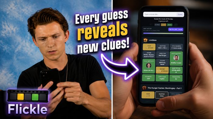 Flickle — every guess reveals new clues about today's mystery movie